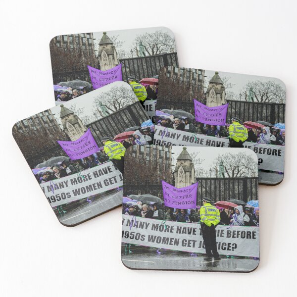 Item preview, WASPI protest with police designed and sold by cbmnphotography.