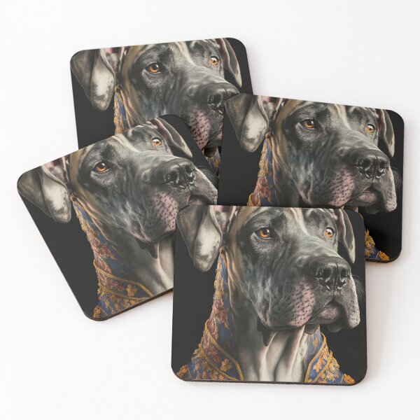 Item preview, great Dane Dog Portrait very cute 17 designed and sold by jetaiart.