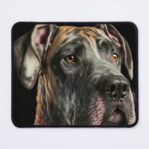 Item preview, great Dane Dog Portrait very cute 17 designed and sold by jetaiart.