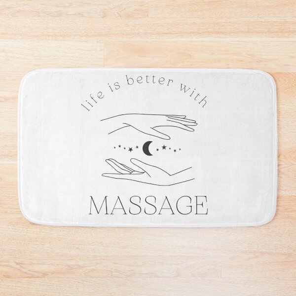 Item preview, life is better with massage cute 4 designed and sold by FLOWER--ART.