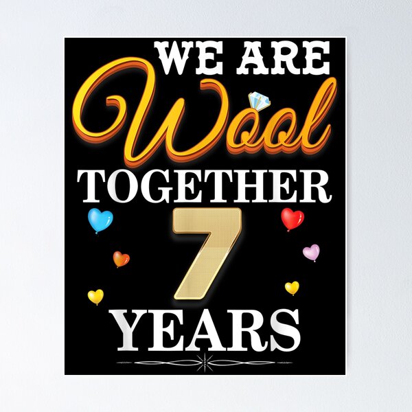 Item preview, We Are Wool Together 7 Years 7th Anniversary Wedding Husband designed and sold by FernandoGnomies.