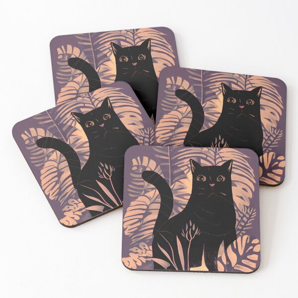 Item preview, Dark Lavender Cat designed and sold by Jinx Davis.