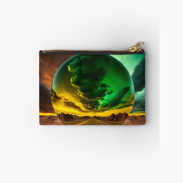 Item preview, Fantasy Landscape Art, Emerald Clouds designed and sold by Fantasy Masterpiece.