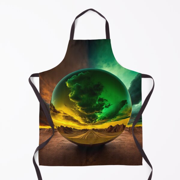 Item preview, Fantasy Landscape Art, Emerald Clouds designed and sold by Fantasy Masterpiece.
