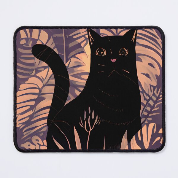 Item preview, Dark Lavender Cat designed and sold by Jinx Davis.