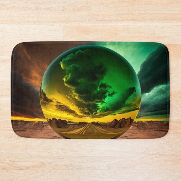 Item preview, Fantasy Landscape Art, Emerald Clouds designed and sold by Fantasy Masterpiece.