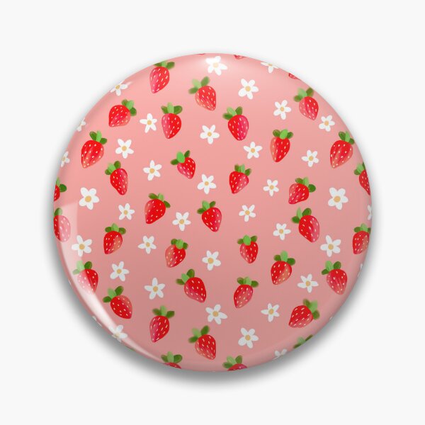Item preview, Strawberry Pattern- Pink designed and sold by Studio-Ithelda.