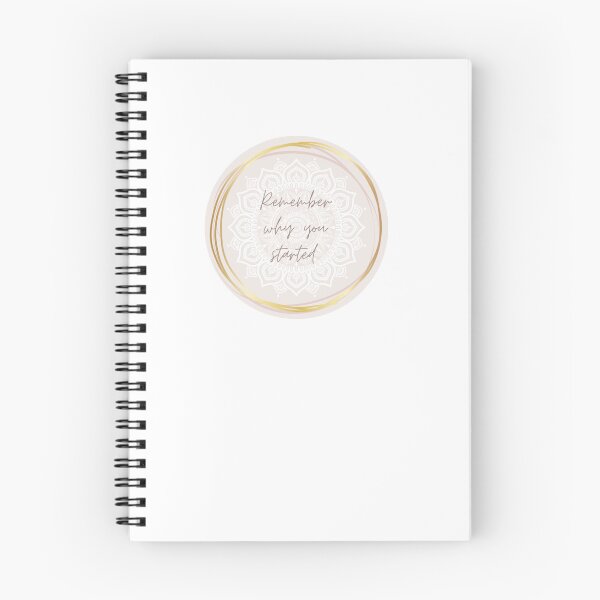 Item preview, Remember why you started. With mandala. designed and sold by LebeundLeuchte.