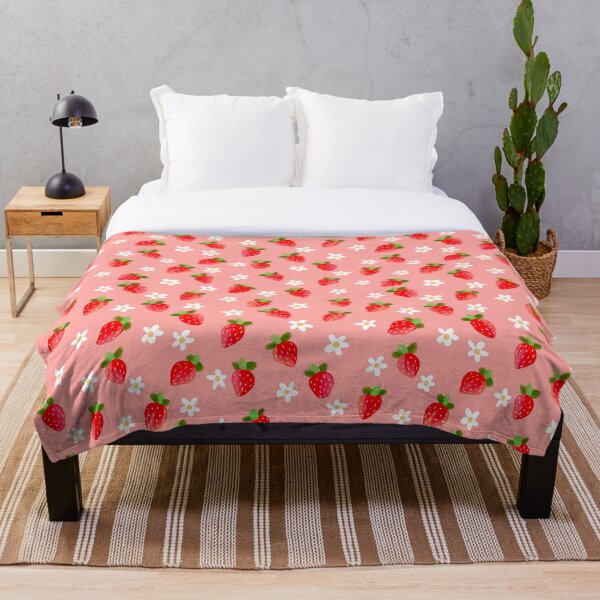 Item preview, Strawberry Pattern- Pink designed and sold by Studio-Ithelda.