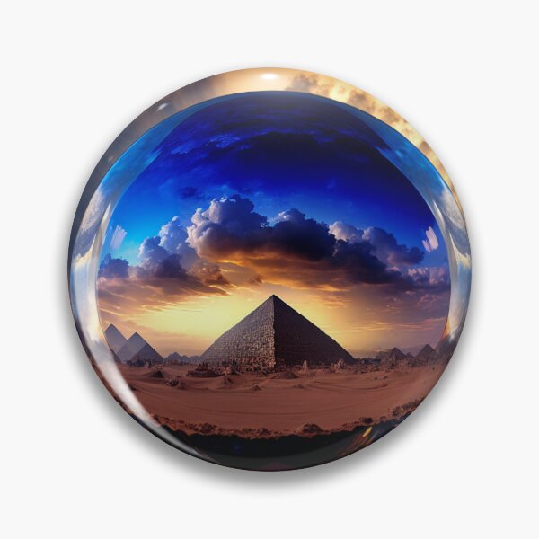 Item preview, Fantasy Landscape Art, Pyramids designed and sold by Fantasy Masterpiece.