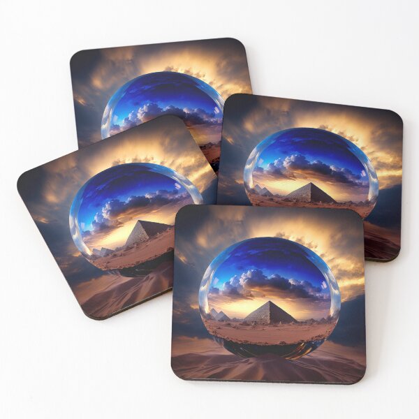 Artikelvorschau, Fantasy Landscape Art, Pyramids entworfen und verkauft von Fantasy Masterpiece.