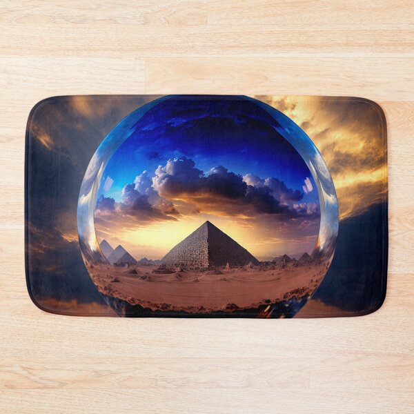 Item preview, Fantasy Landscape Art, Pyramids designed and sold by Fantasy Masterpiece.