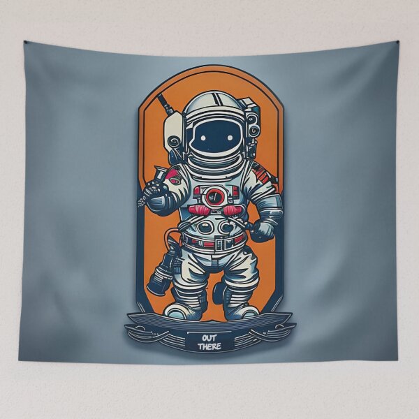 Item preview, Out There Astronaut designed and sold by JoanNinjaHen.