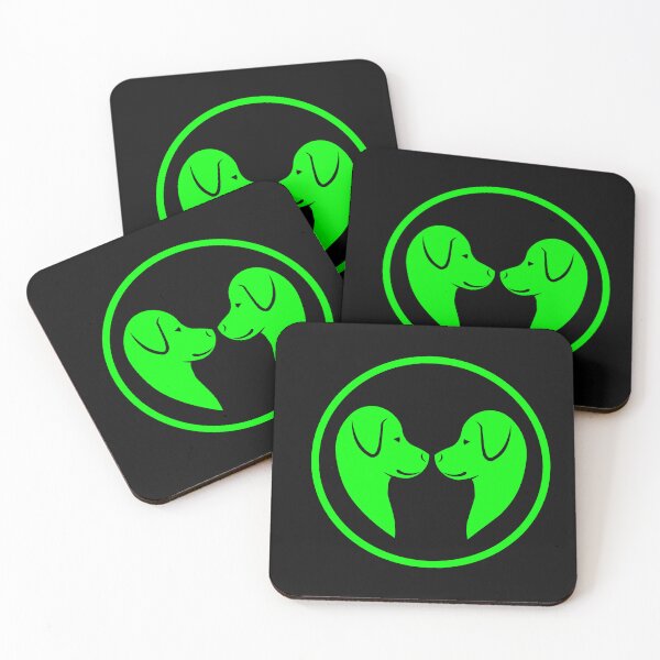 Item preview, green dogs designed and sold by andrew JOHNSEN.