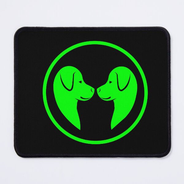 Item preview, green dogs designed and sold by andrew JOHNSEN.