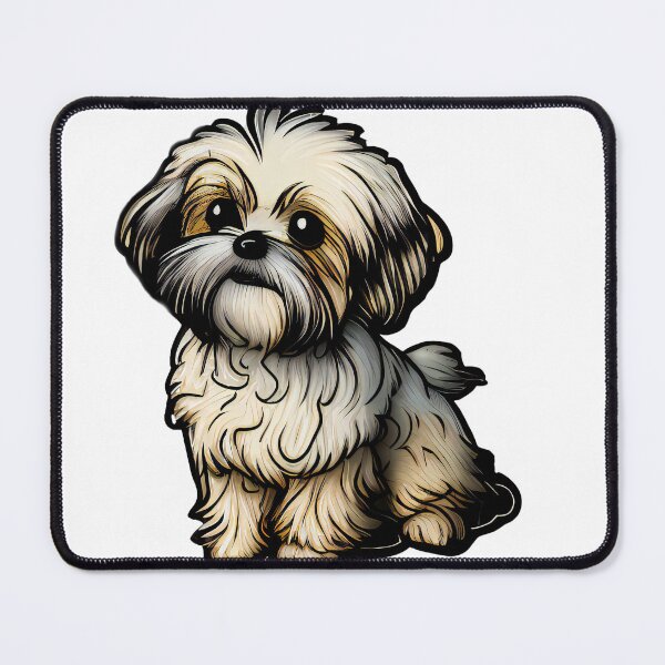 Item preview, Shitzu Dog Sticker designed and sold by EireTV.