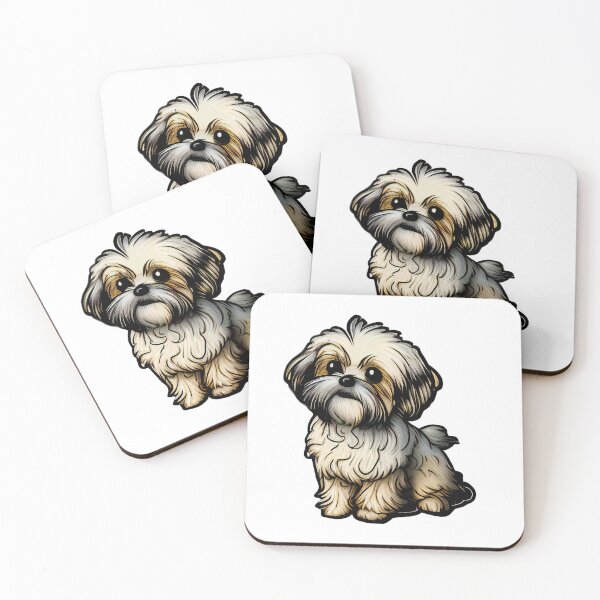 Item preview, Shitzu Dog Sticker designed and sold by EireTV.