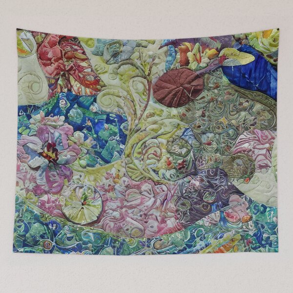 Item preview, Copy Abstract Vintage Faux Quilt  designed and sold by Sweet  Zoe Shop.