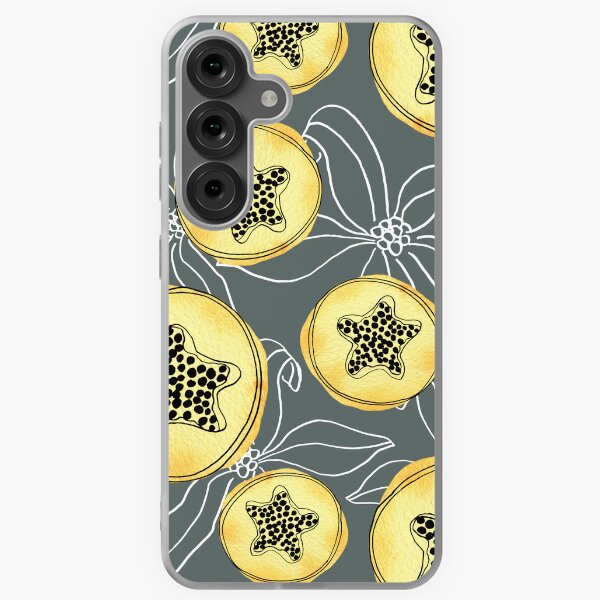 Papayas 3 on Feldgrau - seamless patterns Samsung Galaxy Soft Case