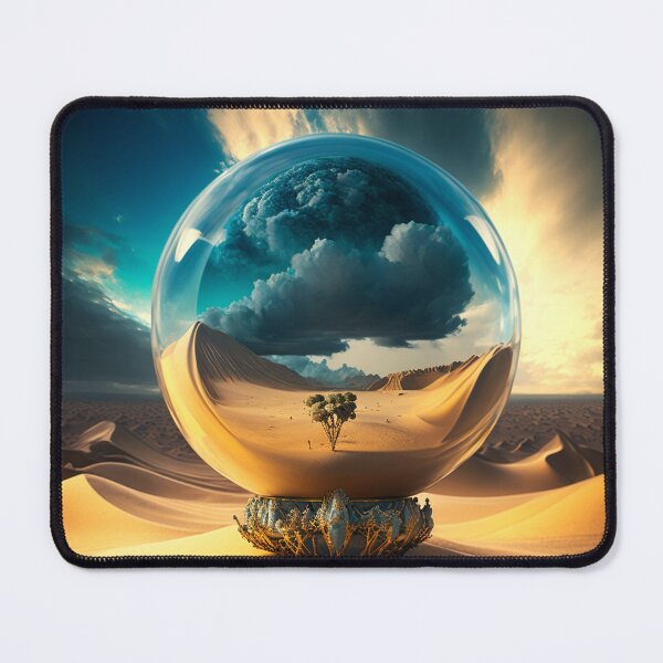 Item preview, Fantasy Landscape Art, Blue Storm designed and sold by Fantasy Masterpiece.
