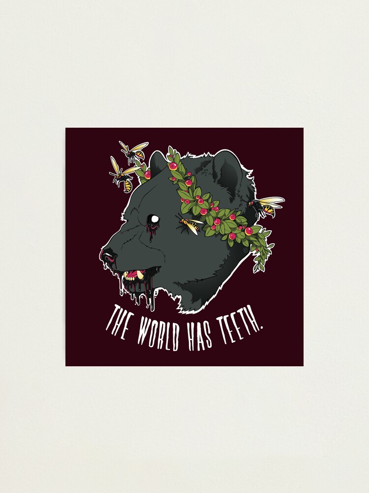 Alternate view of The World Has Teeth Photographic Print