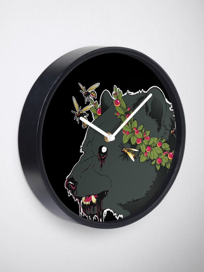 Alternate view of The World Has Teeth Clock