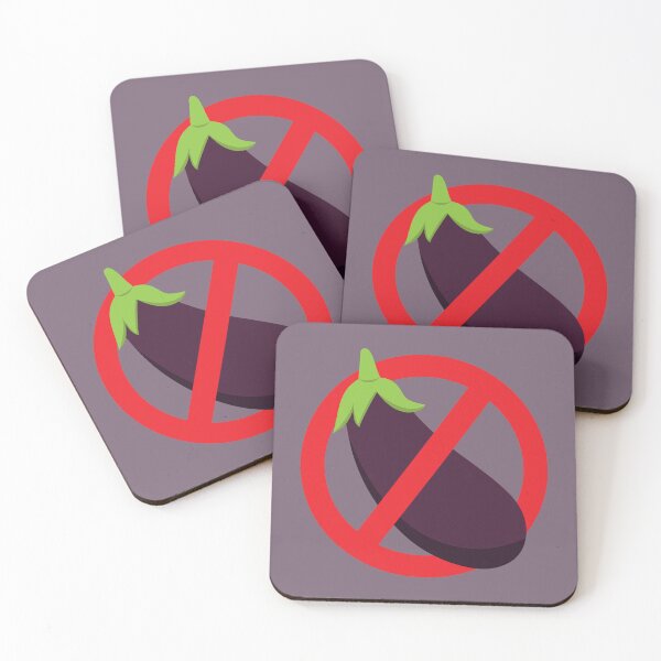 Item preview, I Hate Eggplant Aubergines designed and sold by HotHibiscus.