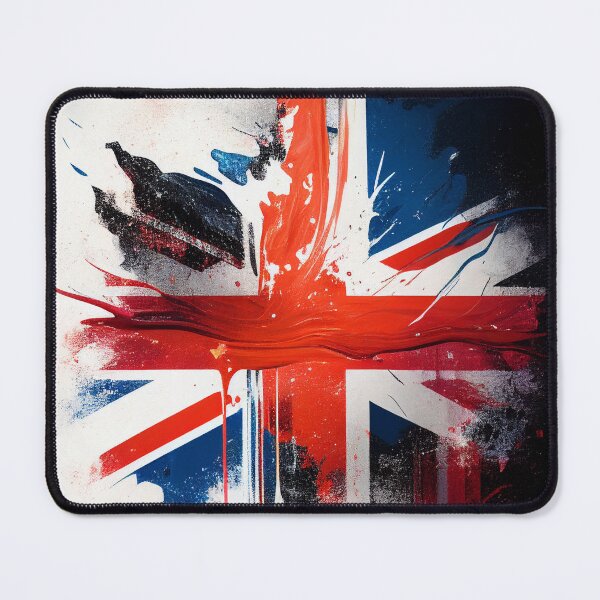 Item preview, British Flag - abstract designed and sold by Tomasz Zawada.