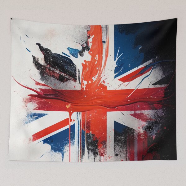 Item preview, British Flag - abstract designed and sold by Tomasz Zawada.