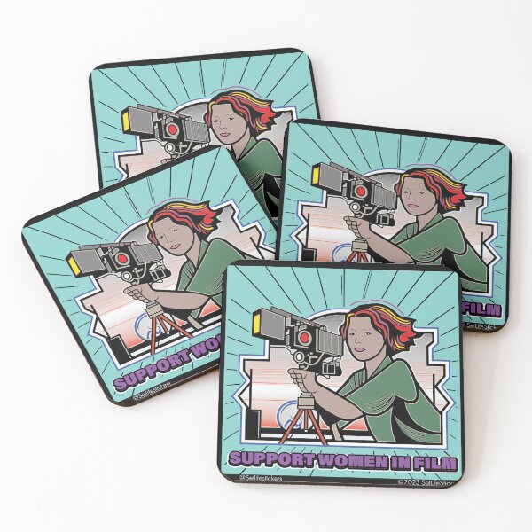 Item preview, Support women in Film Art Deco  designed and sold by SetLifeStickers.