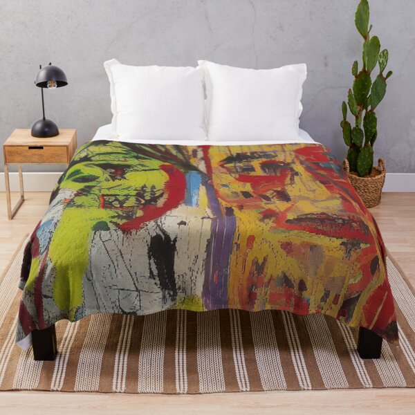 Item preview, The Walking Undead: Expressionistic Zombie Art with Graffiti and Abstract Elements designed and sold by ArtazaBazaar.