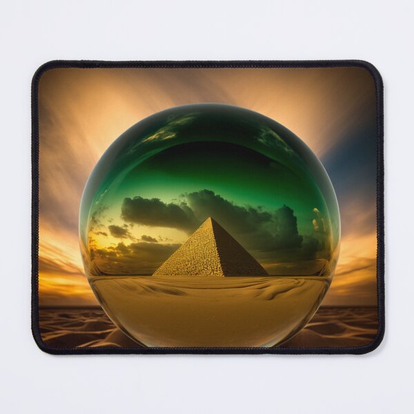 Item preview, Fantasy Landscape Art, Great Pyramid designed and sold by Fantasy Masterpiece.