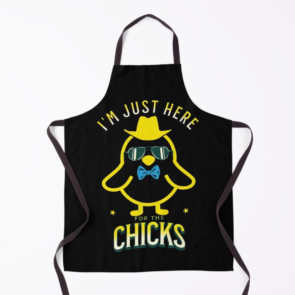 Item preview, I'm Just Here For The Chicks Funny Easter Chick Cool Sunglasses Mood Vibes designed and sold by CarantinedChaos.