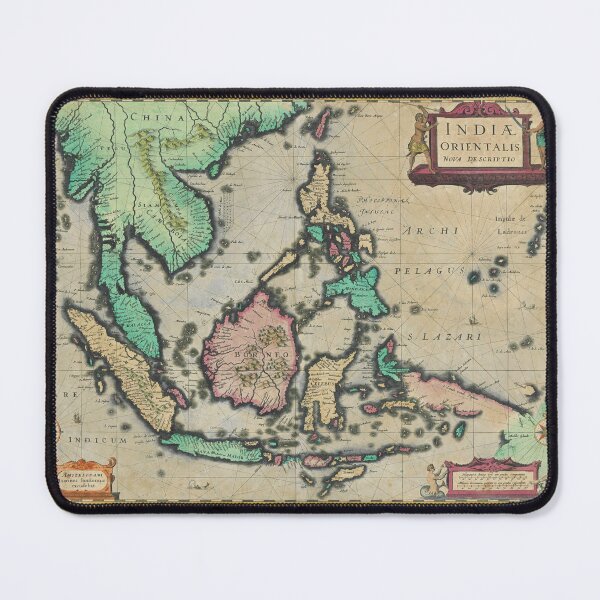 Item preview, Vintage Map Indonesia 1633 designed and sold by w-world-life-co.