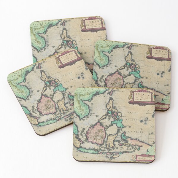 Item preview, Vintage Map Indonesia 1633 designed and sold by w-world-life-co.