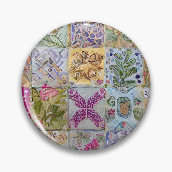 Item preview, Rustic Quilt Inspired Tile Pattern designed and sold by Sweet  Zoe Shop.