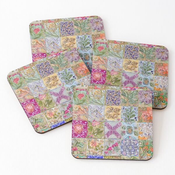 Item preview, Rustic Quilt Inspired Tile Pattern designed and sold by Sweet  Zoe Shop.