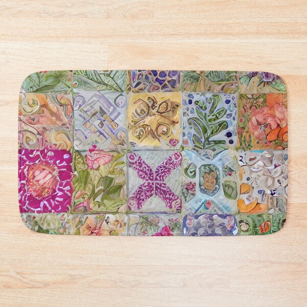 Item preview, Rustic Quilt Inspired Tile Pattern designed and sold by Sweet  Zoe Shop.