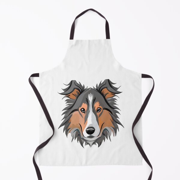 Item preview, A head of a collie dog in front view designed and sold by Rostislav Bouda.