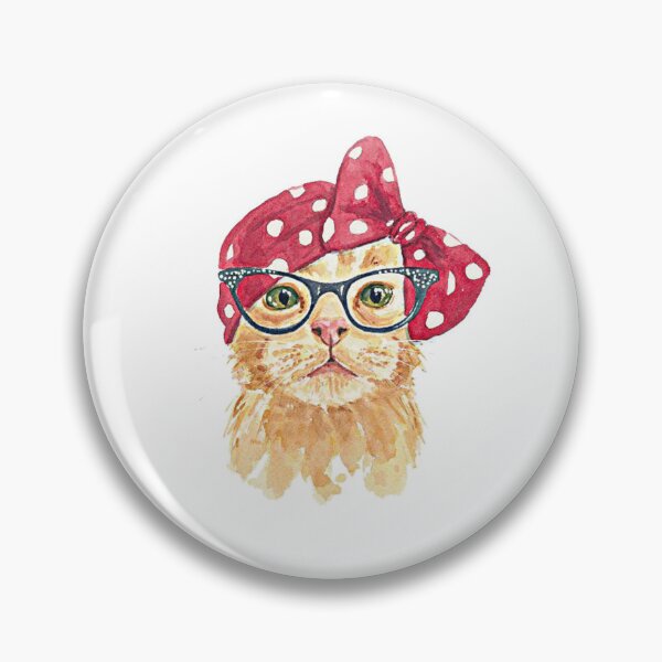 Item preview, Uyahe Cat Meow wearing eyeglasses designed and sold by Delnet ⭐⭐⭐⭐⭐.