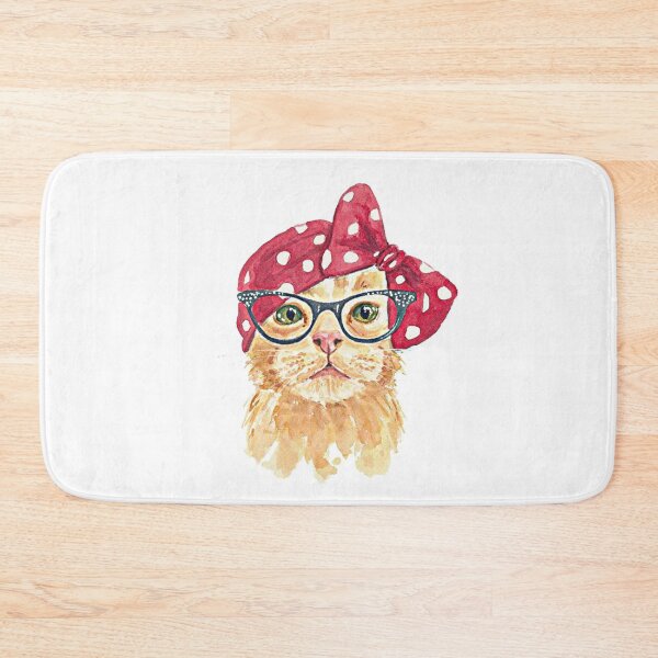 Item preview, Uyahe Cat Meow wearing eyeglasses designed and sold by Delnet ⭐⭐⭐⭐⭐.