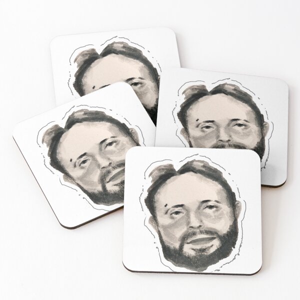 Item preview, funhaus bruce greene head portrait black and white designed and sold by bananalmn.