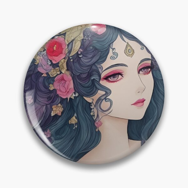 Item preview, Retrato de la joven Perséfone como diosa de la primavera designed and sold by Girly-Universe.