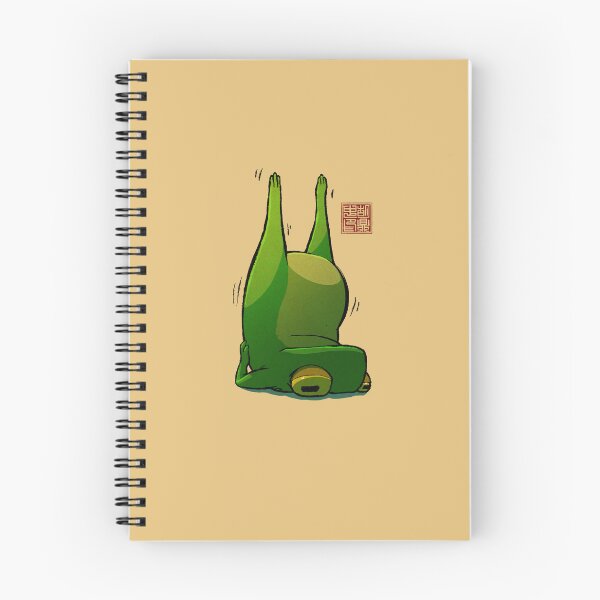 Item preview, Yoga Frog Candlestick Pose designed and sold by DingHuArt.