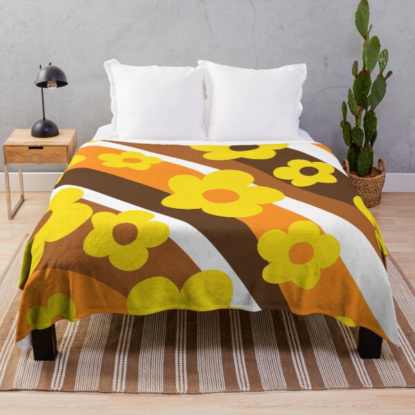 Item preview, Retro Flower Wave #1 #retro #decor #art designed and sold by Anita's & Bella's Art.
