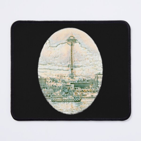 Item preview,  Sketch Foss Tugboat & Seattle Space Needle Design 1 designed and sold by Jason Mosley.