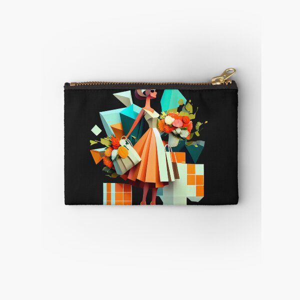 Item preview, Mid-Century Modern Miss Shopping In Spring designed and sold by MTJ-Mushrooms.