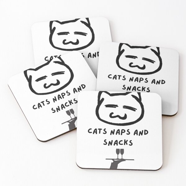 Item preview, cats naps and snacks designed and sold by SHEZJADO ⭐⭐⭐⭐⭐.