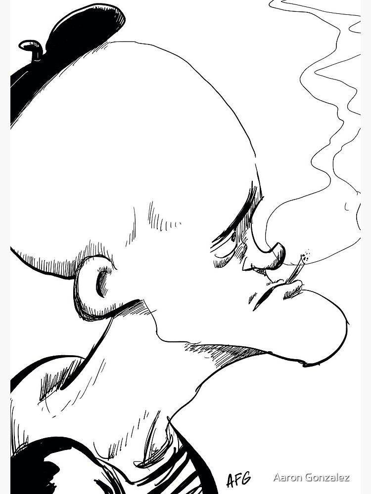 Inktober 2017 Day 04 - French Smoker by aaronfg