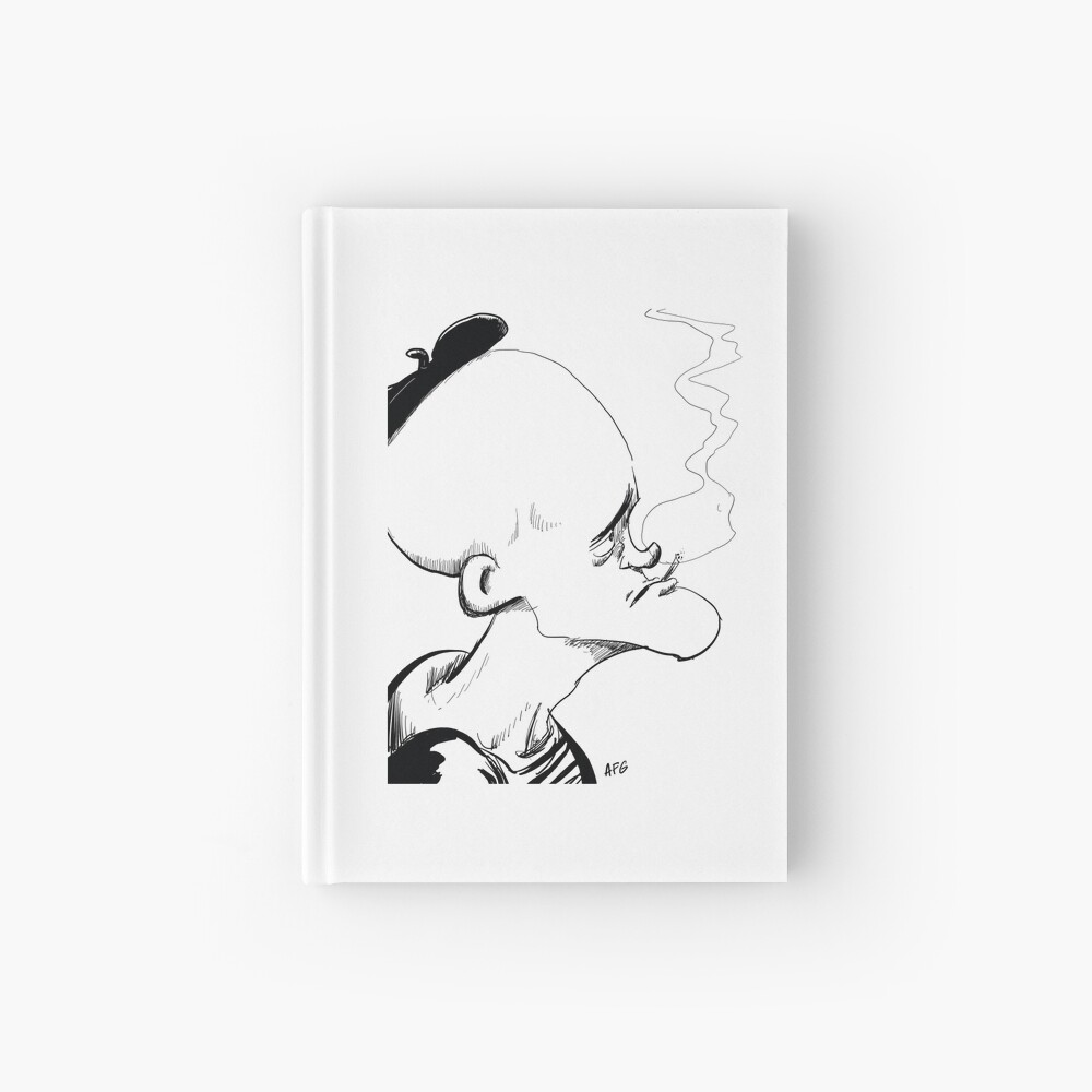 Inktober 2017 Day 04 - French Smoker Hardcover Journal